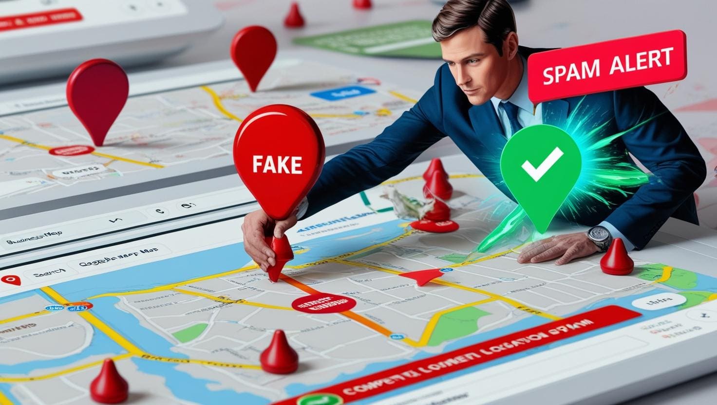 Example of Google Business Profile spam listing